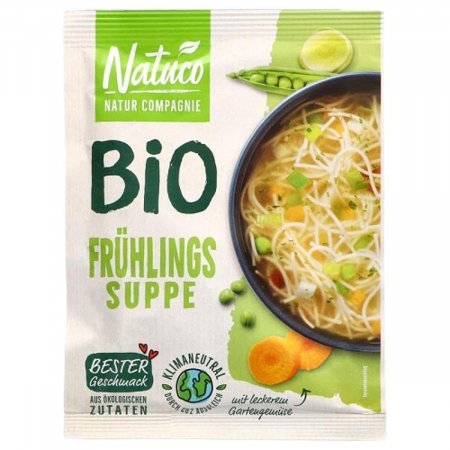Alimente - Supa bio de primavara cu taitei, 40g natuco