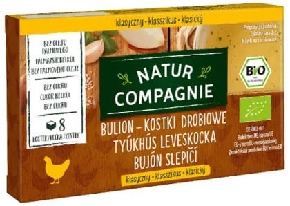 Tendinte - Supa bio de pui, 8 cuburi Natur Compagnie