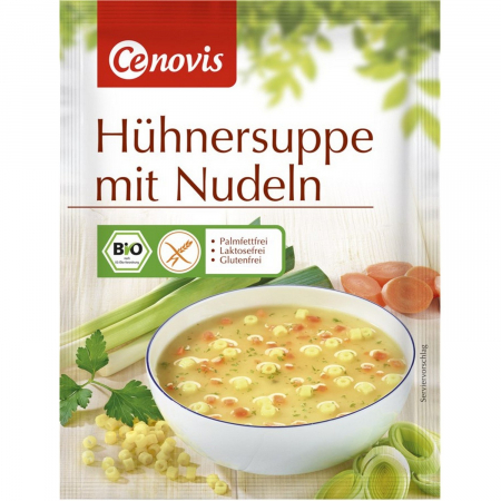 Alimente - Supa bio de pui cu taitei, 30g cenovis