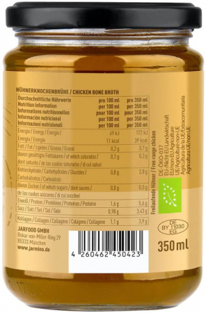 Supa bio din oase de pui, 350ml Jarmino [1]