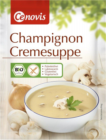 Alimente - Supa crema bio de ciuperci Champignon, 60g cenovis