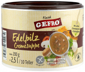 Supe - Supa crema de ciuperci, 200g Gefro