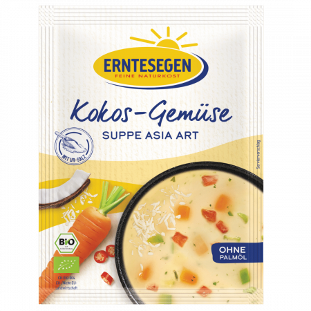 Alimente - Supa de legume cu nuca de cocos bio in stil asiatic, 37g erntesegen