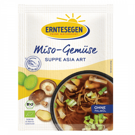 Alimente - Supa de legume miso bio in stil asiatic, 37g erntesegen