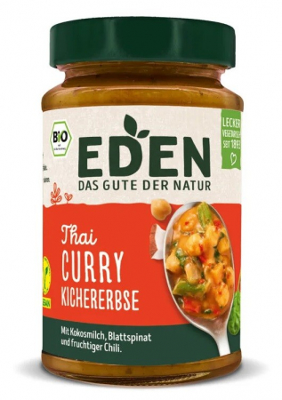 Tendinte - Supa de naut bio cu curry in stil thailandez, 400g eden