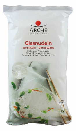 Specialitati si produse asiatice - Taitei bio transparenti din amidon de mazare, 200 g Arche