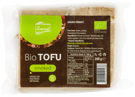 Tendinte - Tofu bio afumat, 200g Soyavit