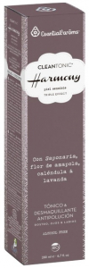 Curatare si demachiere ten - Lotiune tonica si demachiant bio pentru fata, ochi si buze, Cleantonic Harmony, 200ml Esentialaroms