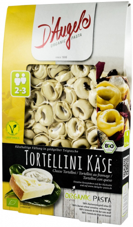 Tendinte - Tortellini bio cu branza, 250g D'angelo Pasta