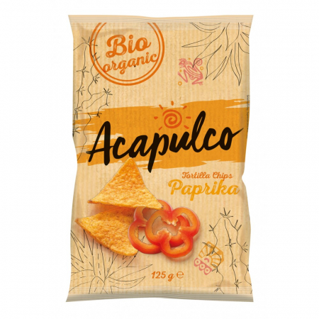 Snacksuri - Tortilla chips cu boia