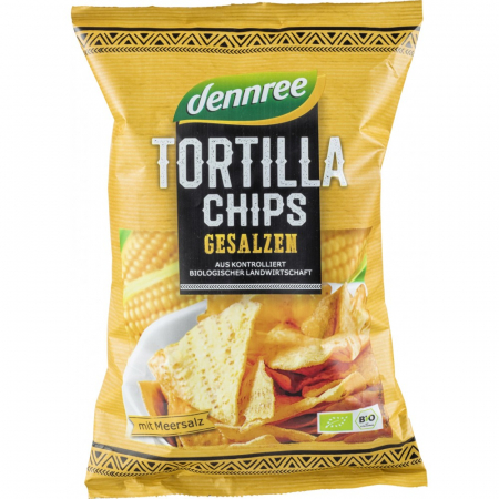 Snacksuri - Tortilla chips cu sare eco