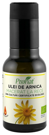 Ulei bio - Ulei bio de arnica macerat la rece, 100ml Pronat
