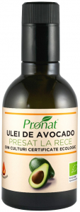 Uleiuri diverse - Ulei bio de avocado presat la rece, 250ml Pronat