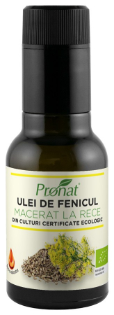 Ulei bio - Ulei bio de fenicul macerat la rece, 100ml Pronat