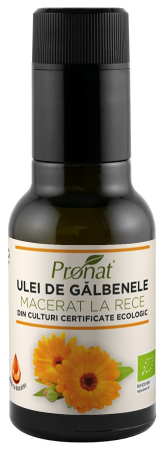 Alimente - Ulei bio de galbenele macerat la rece, 100ml Pronat