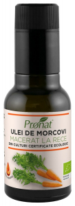 Uleiuri diverse - Ulei bio de morcovi macerat la rece, 100ml Pronat