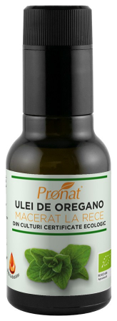 Ulei bio - Ulei bio de oregano macerat la rece, 100ml Pronat