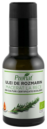 Uleiuri diverse - Ulei bio de rozmarin macerat la rece, 100ml Pronat