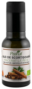 Uleiuri diverse - Ulei bio de scortisoara macerat la rece, 100ml Pronat