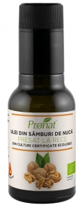 Uleiuri diverse - Ulei bio din samburi de nuca presat la rece, 100ml Pronat