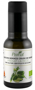 Uleiuri diverse - Ulei bio din seminte crude de susan presat la rece, 100ml Pronat
