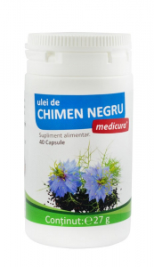 Suplimente Alimentare - Ulei de chimen negru, 40 capsule  Medicura