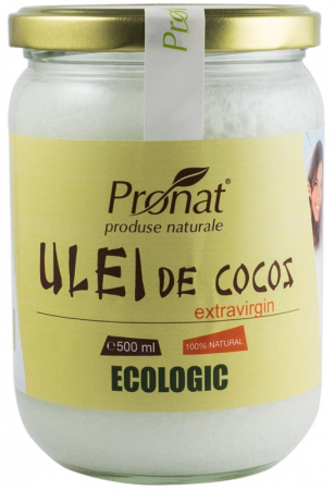 Uleiuri diverse - Ulei de cocos bio extravirgin, 500ml Pronat