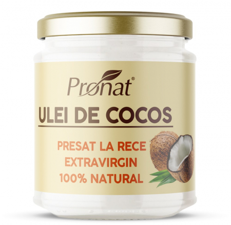 Uleiuri de cocos - Ulei de cocos extravirgin presat la rece 200ml Pronat