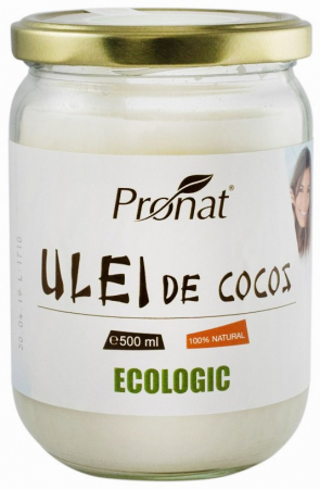 Uleiuri diverse - Ulei de cocos RBD bio, 500ml Pronat
