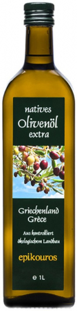 Uleiuri diverse - Ulei de masline extravirgin, bio, 1000ml Epikouros