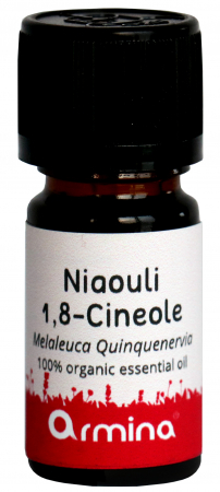 Uleiuri esentiale - Ulei esential de Niaouli (Melaleuca Quiniquenervia) 1.8 Cineol pur bio 10ml ARMINA
