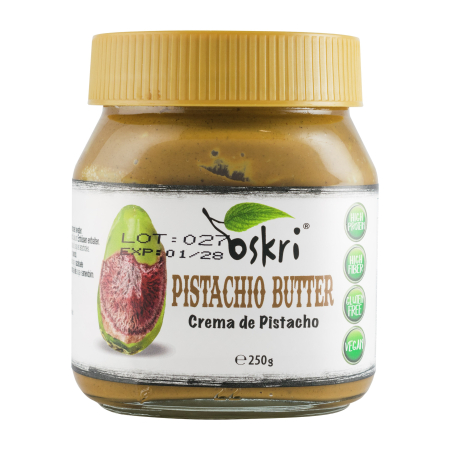 Creme - Unt de fistic, 100%FISTIC, 250g Oskri