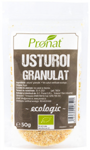 Mirodenii - Usturoi uscat granulat fin bio, 50g Pronat