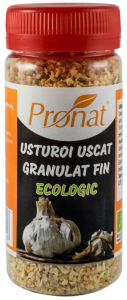 Mirodenii - Usturoi uscat granulat fin bio, 60g Pronat