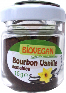 Ingrediente si produse patiserie - Vanilie bourbon bio macinata, 15g Biovegan