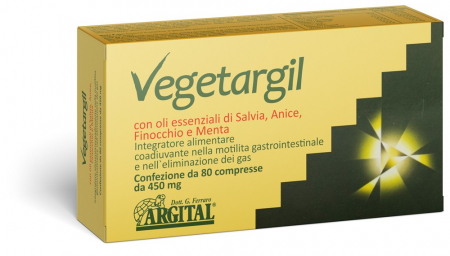 Suplimente nutritive si alimentare - Vegetargil, supliment alimentar cu uleiuri esentiale de salvie, anason, fenicul si menta, 36 g Argital