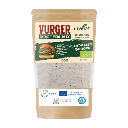 Alimente - Vurger - Mix proteic vegetal bio ideal pentru burgeri si alte preparate, 100g Pronat