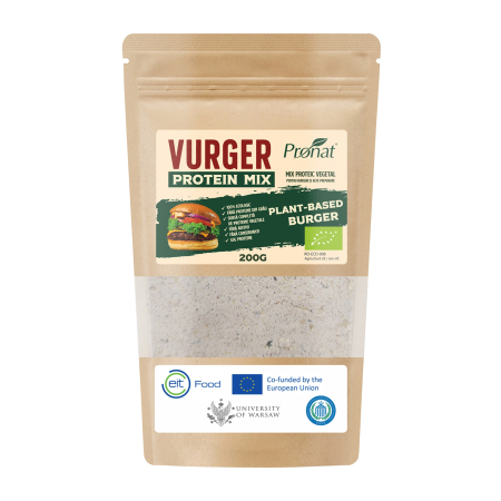Alimente - Vurger - Mix proteic vegetal bio ideal pentru burgeri si alte preparate, 200g Pronat