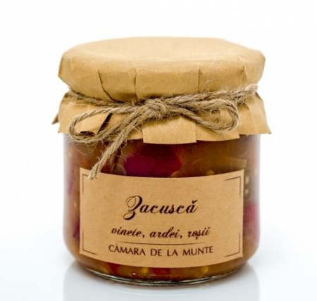 Produse Romanesti - Zacusca cu vinete 200 g