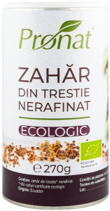 Zahar si indulcitori - Zahar Panela bio din trestie nerafinat, 270g Pronat