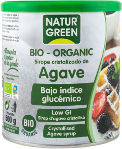 Zahar si indulcitori - Zahar bio obtinut din cristalizarea siropului de agave, cu indice glicemic scazut, 500g Natur Green