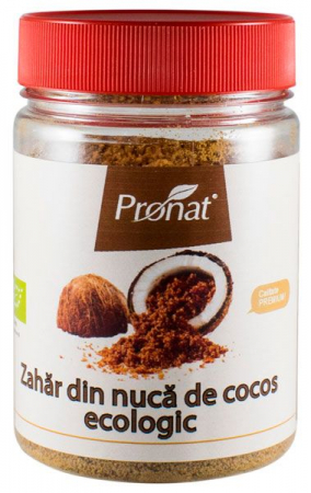 Zahar si indulcitori - Zahar de cocos bio, 150g Pronat
