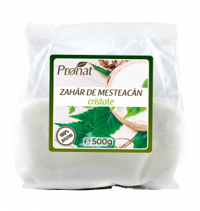 Zahar si indulcitori - Zahar de mesteacan cristale, 100% xylitol, 500g Pronat