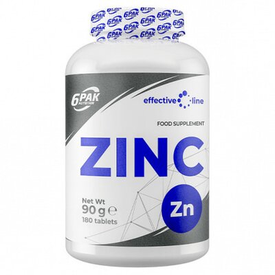 Suplimente nutritive si alimentare - Zinc 15Mg, 180 Tablete, 6Pak Nutrition
