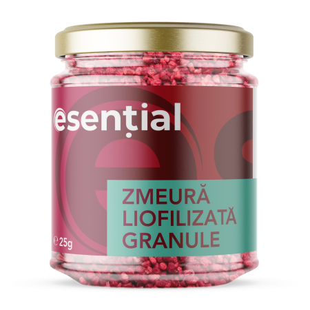 Alimente - Zmeura liofilizata granule, 25g Esential