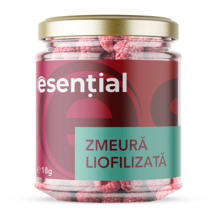 Alimente - Zmeura liofilizata, intreaga, 18g Esential