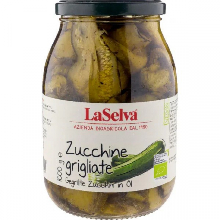 Tendinte - Zucchini  bio la gratar in ulei, 1kg LaSelva