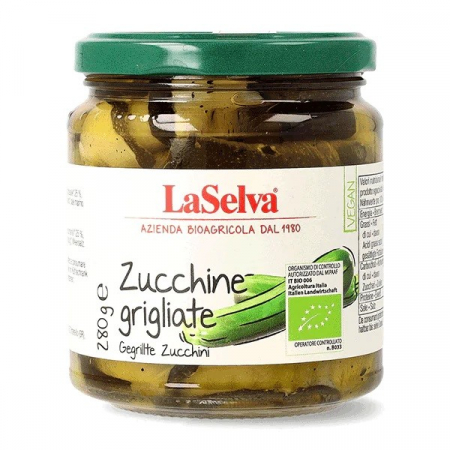 Tendinte - Zucchini bio la gratar in ulei, 280g LaSelva