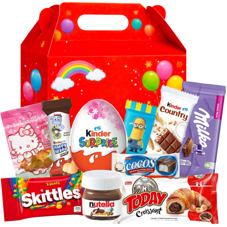 Cosuri Cadou de Sarbatori - Coș Cadou Copii Kinder Surprise Gift