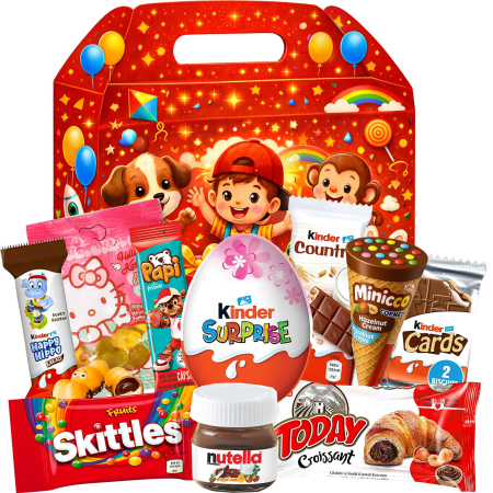 AZI Spring Sale - Coș Cadou Copii Kinder Surprise Gift